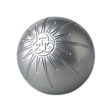 Boule de pétanque KTK grand soleil carbone blanche
